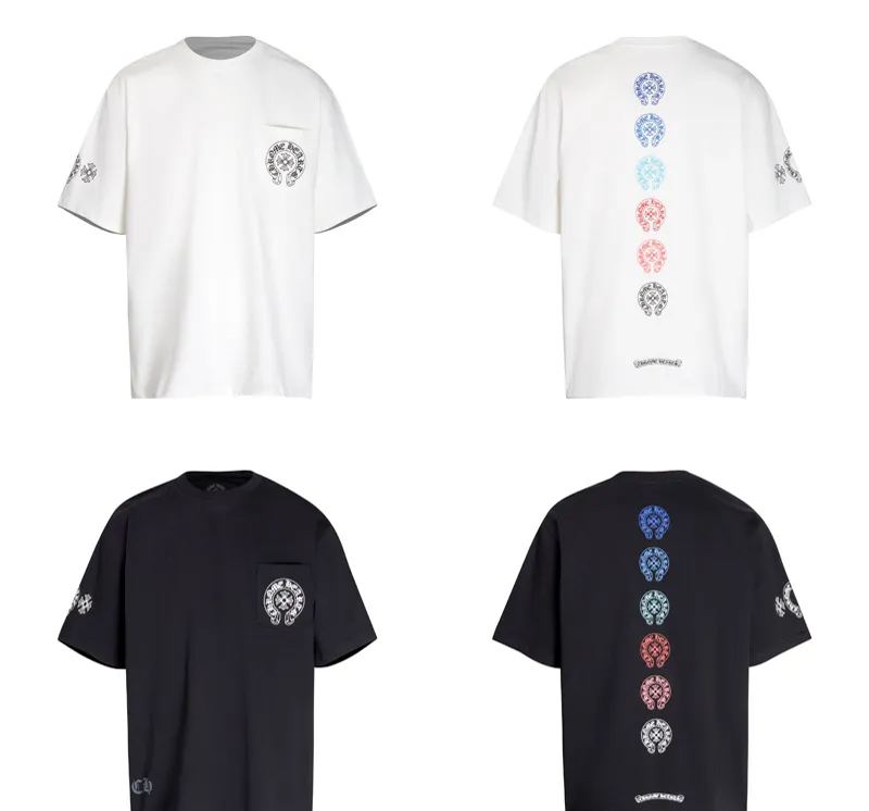 Chrome Hearts シンプル＆スタイリッシュ 基本の半袖シャツ 2色兼用 男女兼用 レディース メンズ 6048