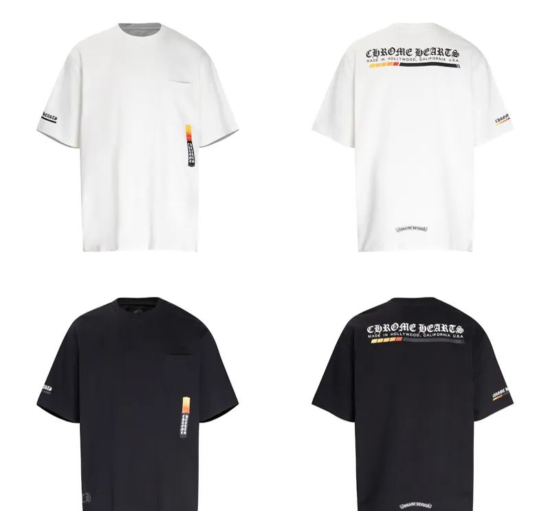 Chrome Hearts クロムハーツ おしゃれで快適 デザイン半袖シャツ 2色兼用 男女兼用 レディース メンズ 6051