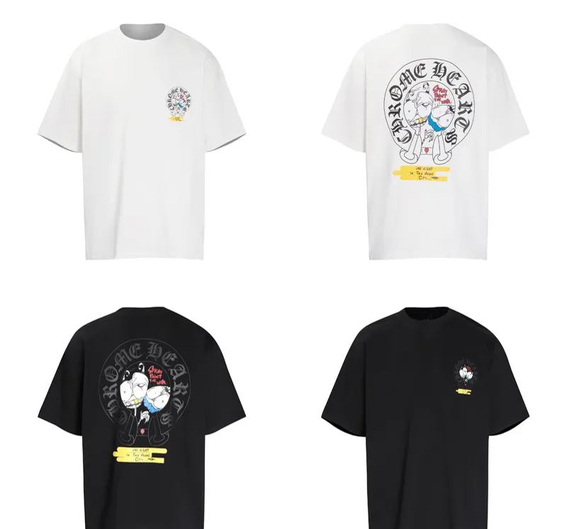 Chrome Hearts クロムハーツ 速乾素材 スポーツやアウトドアにぴったり半袖Tシャツ 2色兼用 男女兼用 レディース メンズ 6054