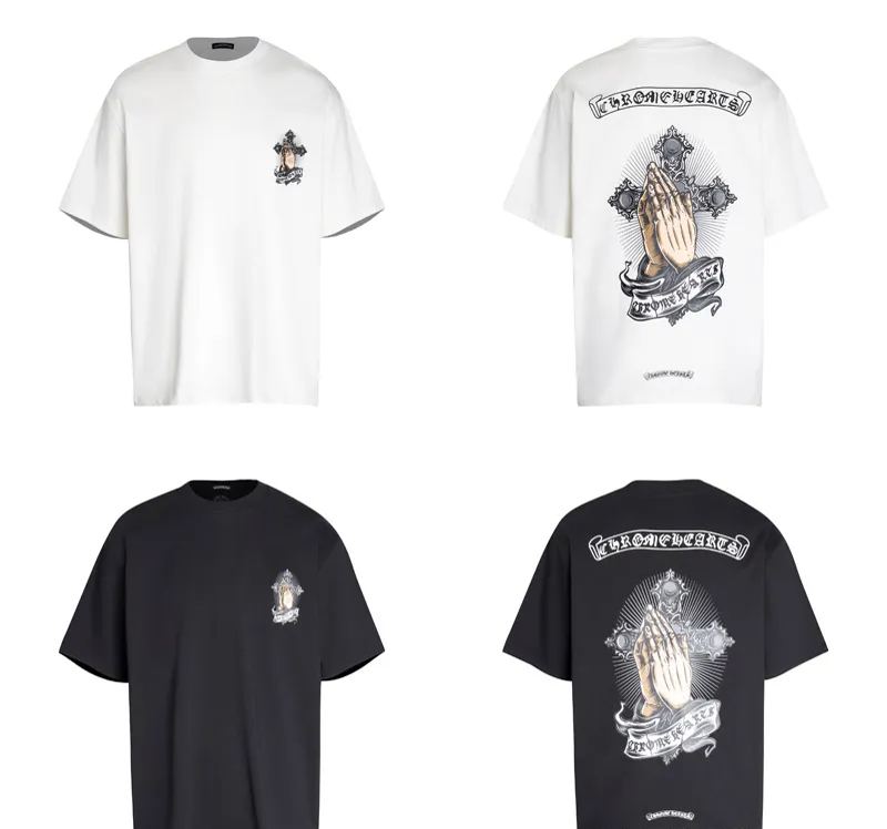 Chrome Hearts クロムハーツ オールシーズン対応 通年使える半袖トップス 2色兼用 男女兼用 レディース メンズ 6064