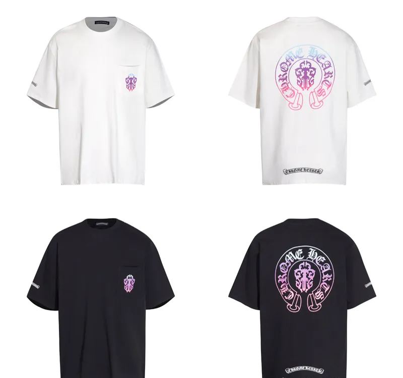 Chrome Hearts クロムハーツ 快適な着心地 通気性抜群の半袖Tシャツ 2色兼用 男女兼用 レディース メンズ 6086