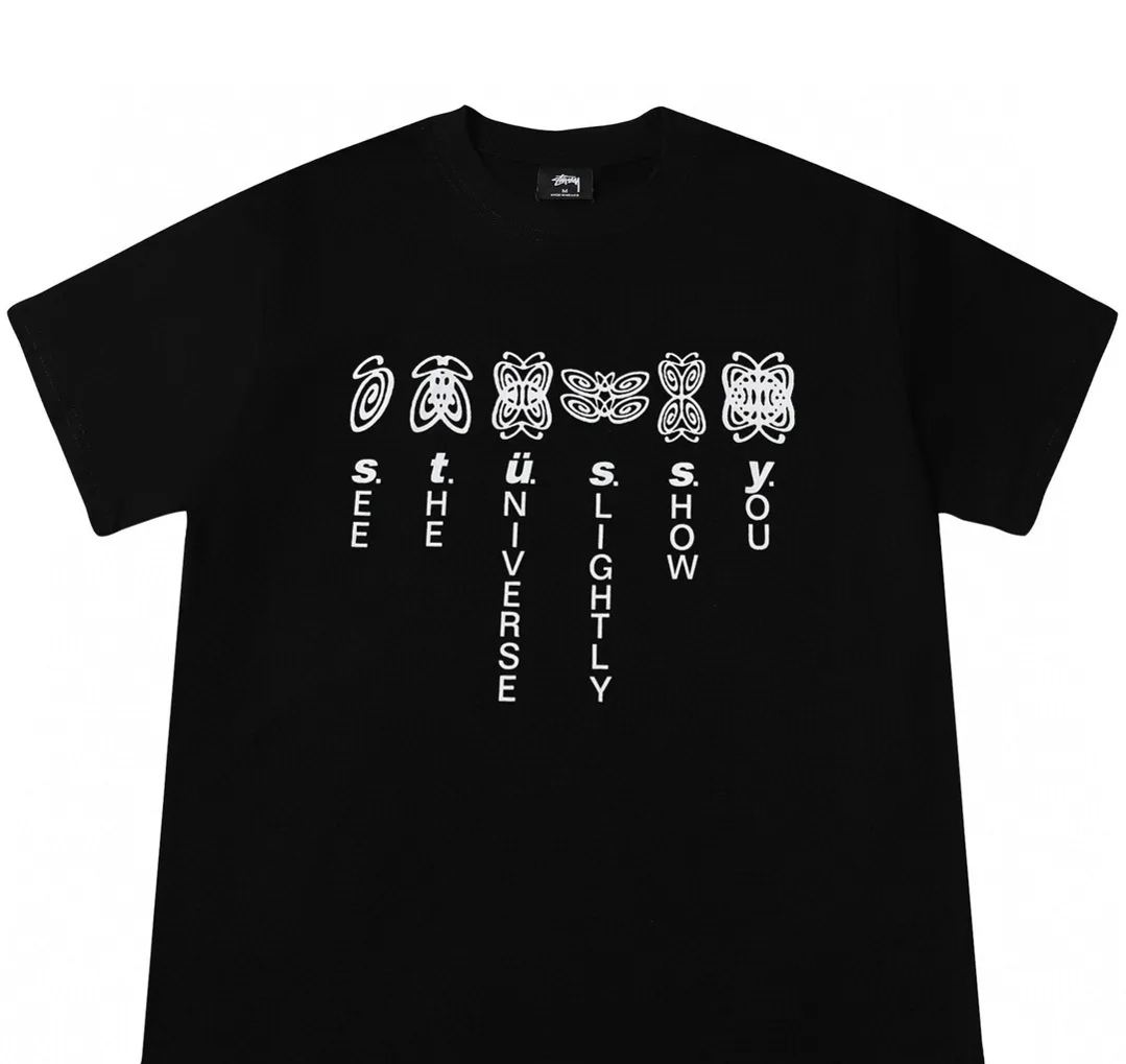 Stussy ステューシー  リラックスフィットの快適半袖トップス 2色兼用 男女兼用 レディース メンズ 648