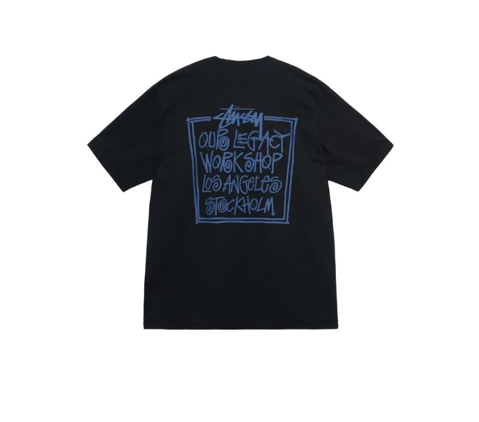 Stussy ステューシー  動きやすさを追求したスポーツ用半袖Tシャツ 2色兼用 男女兼用 レディース メンズ 678