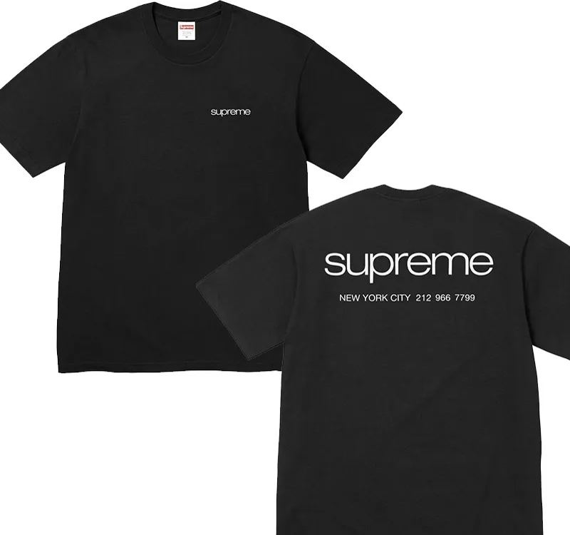 Supreme シュプリーム    柔らかくて快適 リラックスフィットの半袖トップス  2色兼用 男女兼用 レディース メンズ B355