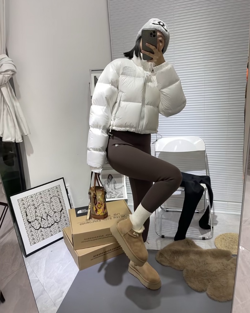 ザ・ノース・フェイス Jacket Down Jacket 3色兼用 レディース ヌプシ ジャケット コート ダウン ダウンジャケット ケンダル・ジェンナー Kendall Jenner