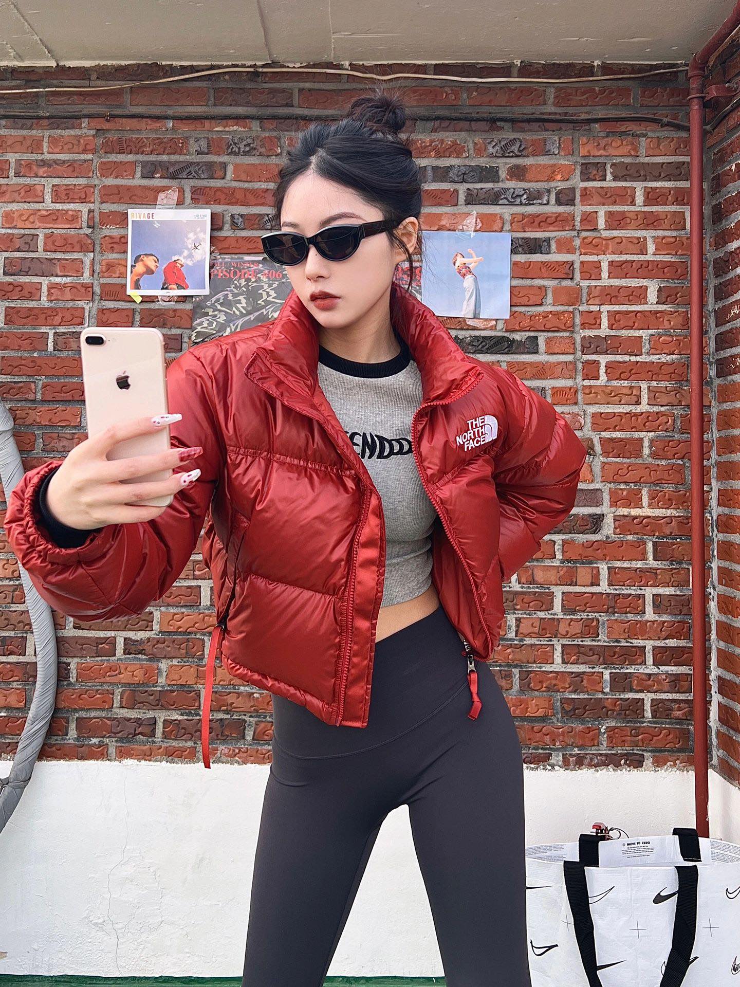 ザ・ノース・フェイス Jacket Down Jacket 3色兼用 レディース ヌプシ ジャケット コート ダウン ダウンジャケット ケンダル・ジェンナー Kendall Jenner