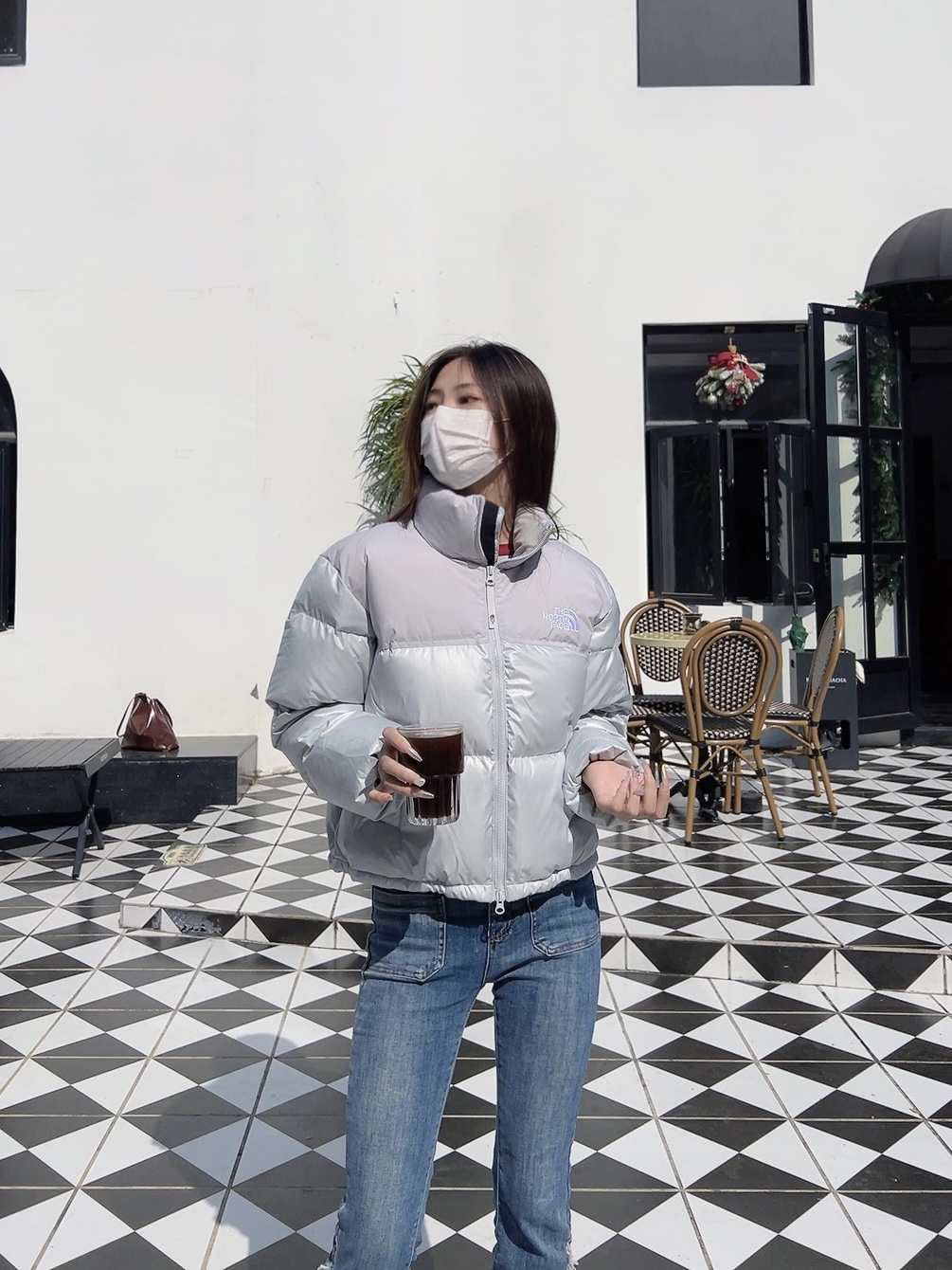 T NORTH FACE ザ・ノース・フェイス W'S Novelty Nuptse Down