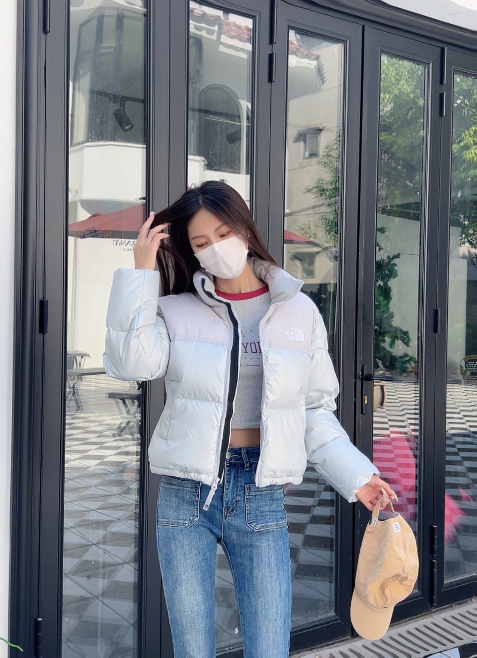 T NORTH FACE ザ・ノース・フェイス W'S Novelty Nuptse Down