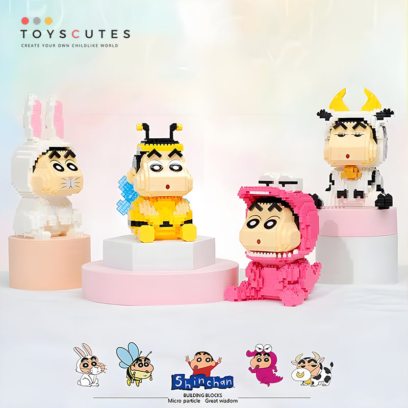 Crayon Shinchan：Nanoblock Pink Dinosaur【144mm】0318-2-2 