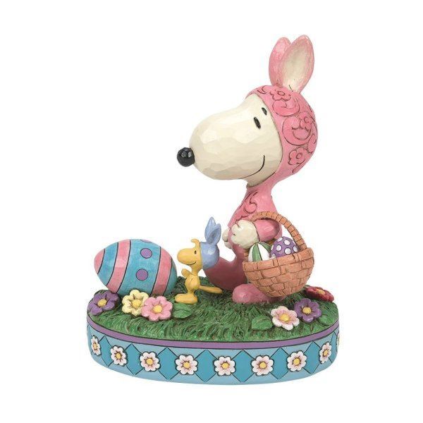 Peanuts Snoopy and Woodstock in Bunny Suits Figurine