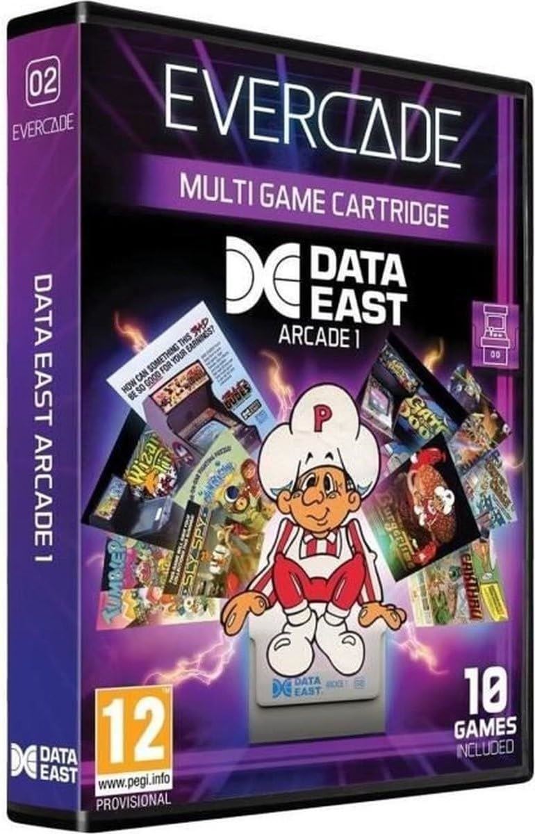 Evercade Data East Arcade Crt1