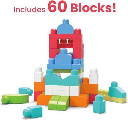 Mega Bloks First Builders 60 piece red bag
