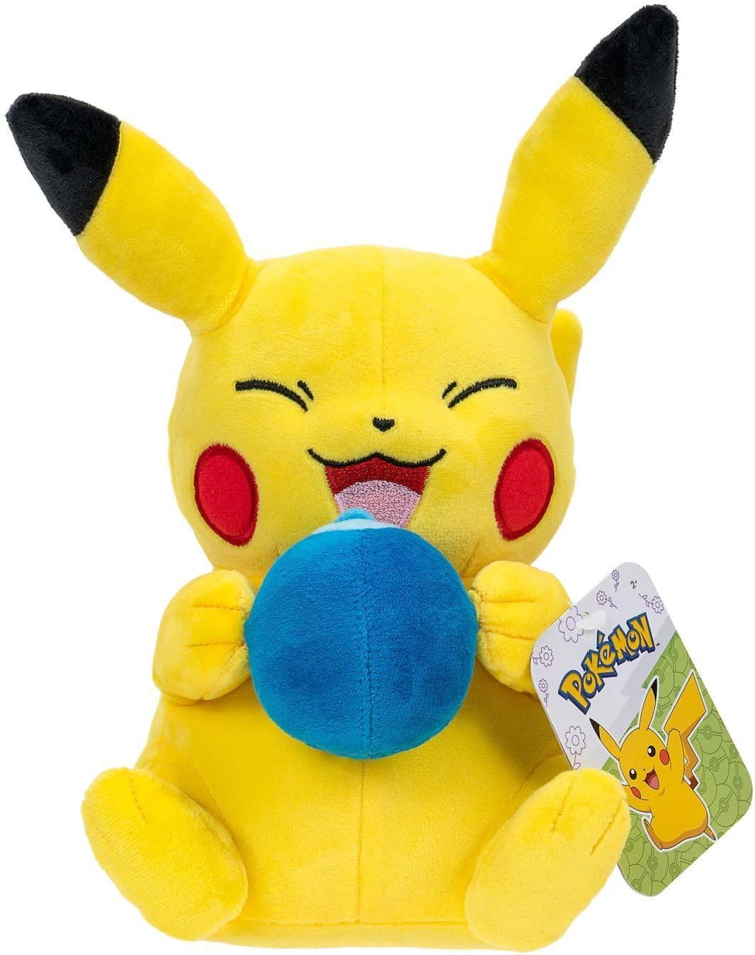Pokemon 8 Inch Seasonal Plush Pikachu with Oran Berry