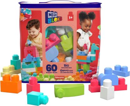 Mega Bloks First Builders 60 piece red bag