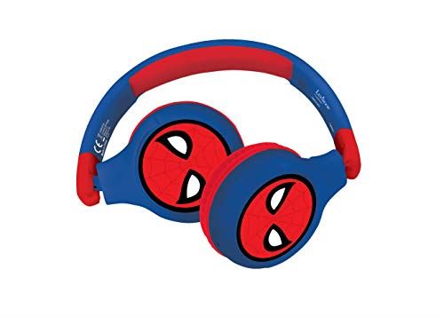 Lexibook HPBT010SP Spider Man Bluetooth Wired Foldable