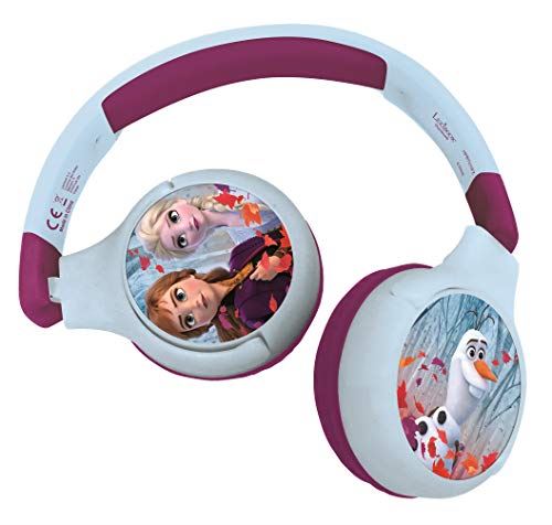 Lexibook HPBT010FZ Disney Frozen II Bluetooth Wired Foldable Headphones