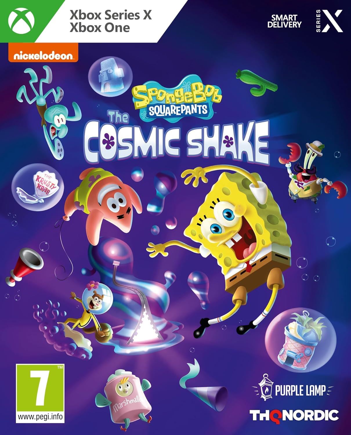 SpongeBob SquarePants Cosmic Shake Game Series X Xbox One Game OZgameshop