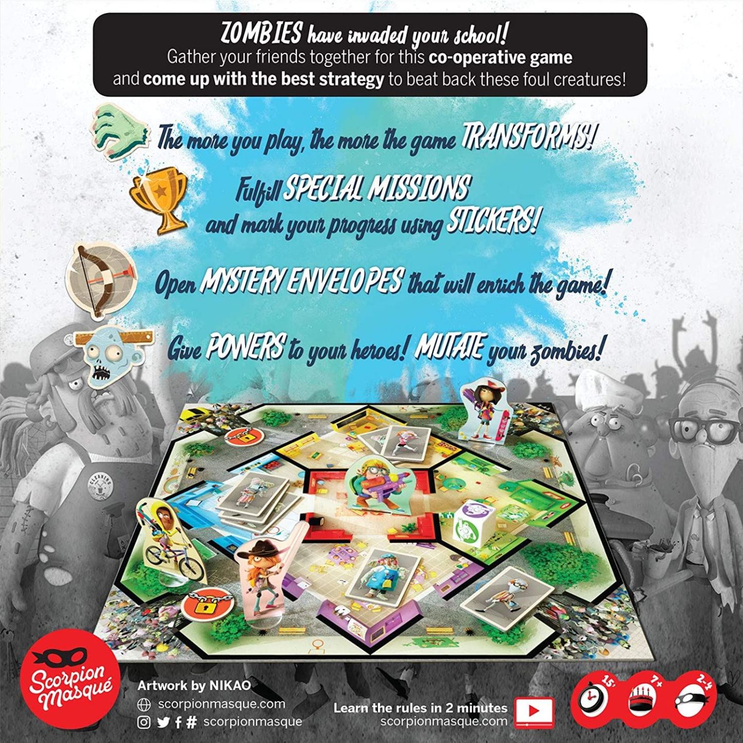 Zombie Kidz Evolution Board Game