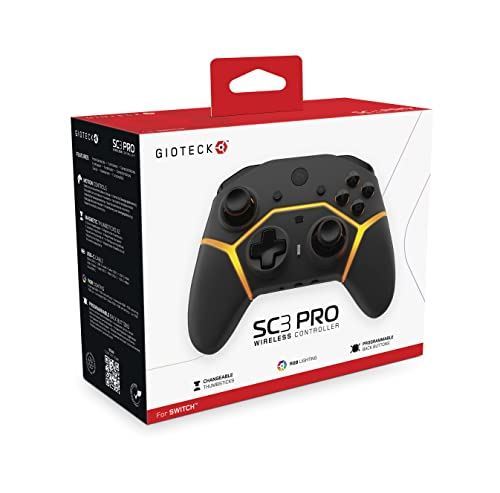 SC3 Wireless Pro Controller Black Nintendo Switch