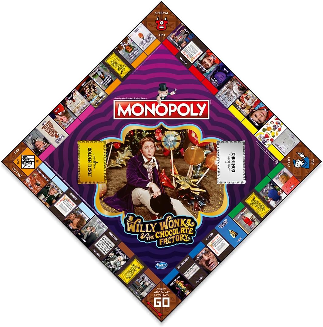 Willy Wonka and the Chocolate Factory Monopoly Board Game
