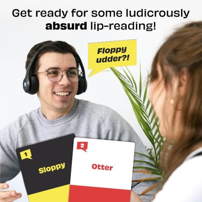 Sorry, What?! Hilarious Terrible Lip Reading Adult Party Game