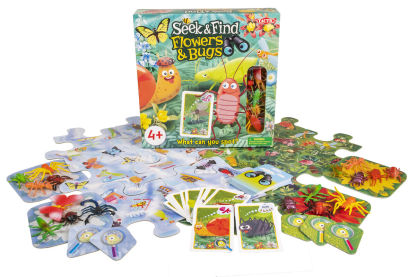 Seek & Find: Flowers and Bugs Board Game