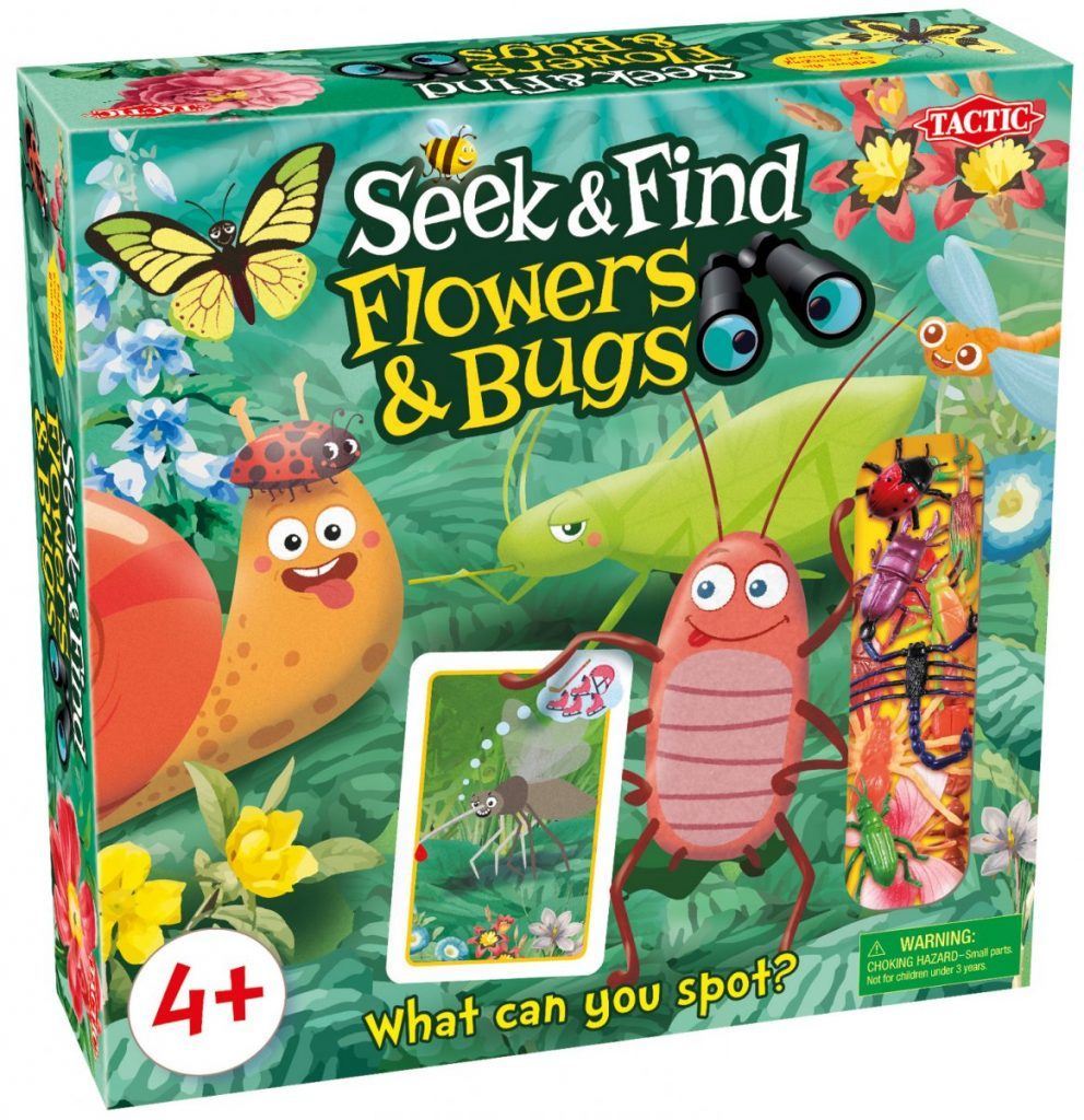 Seek & Find: Flowers and Bugs Board Game