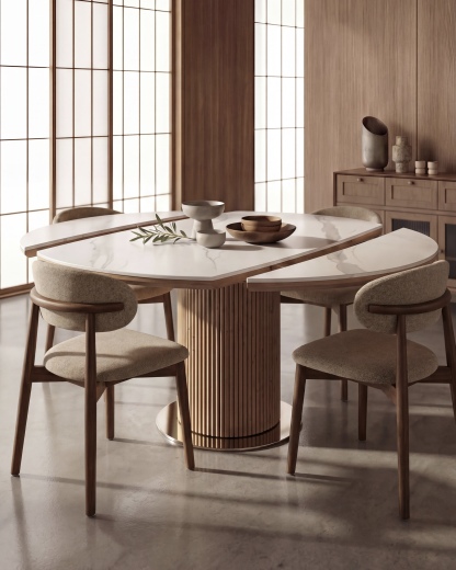 Nora Extendable Dining Table-Son & Bear