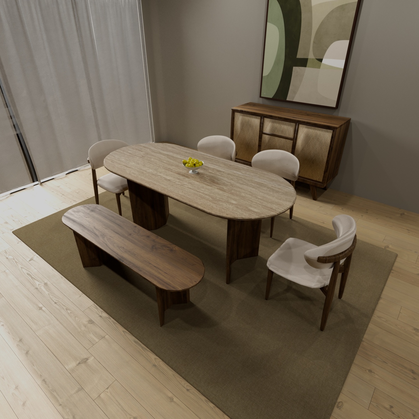 Rumi Dining Bench
