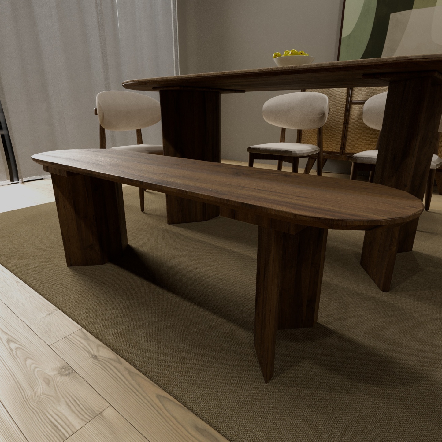 Rumi Dining Bench