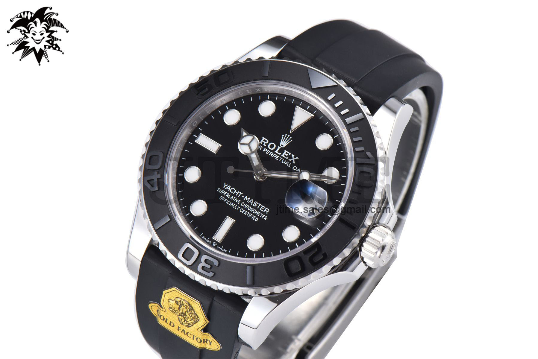 Yacht-Master 42mm 226659 Clean 1:1 Best Edition Falcon’s Eye Dial on Black Rubber Strap VR3235