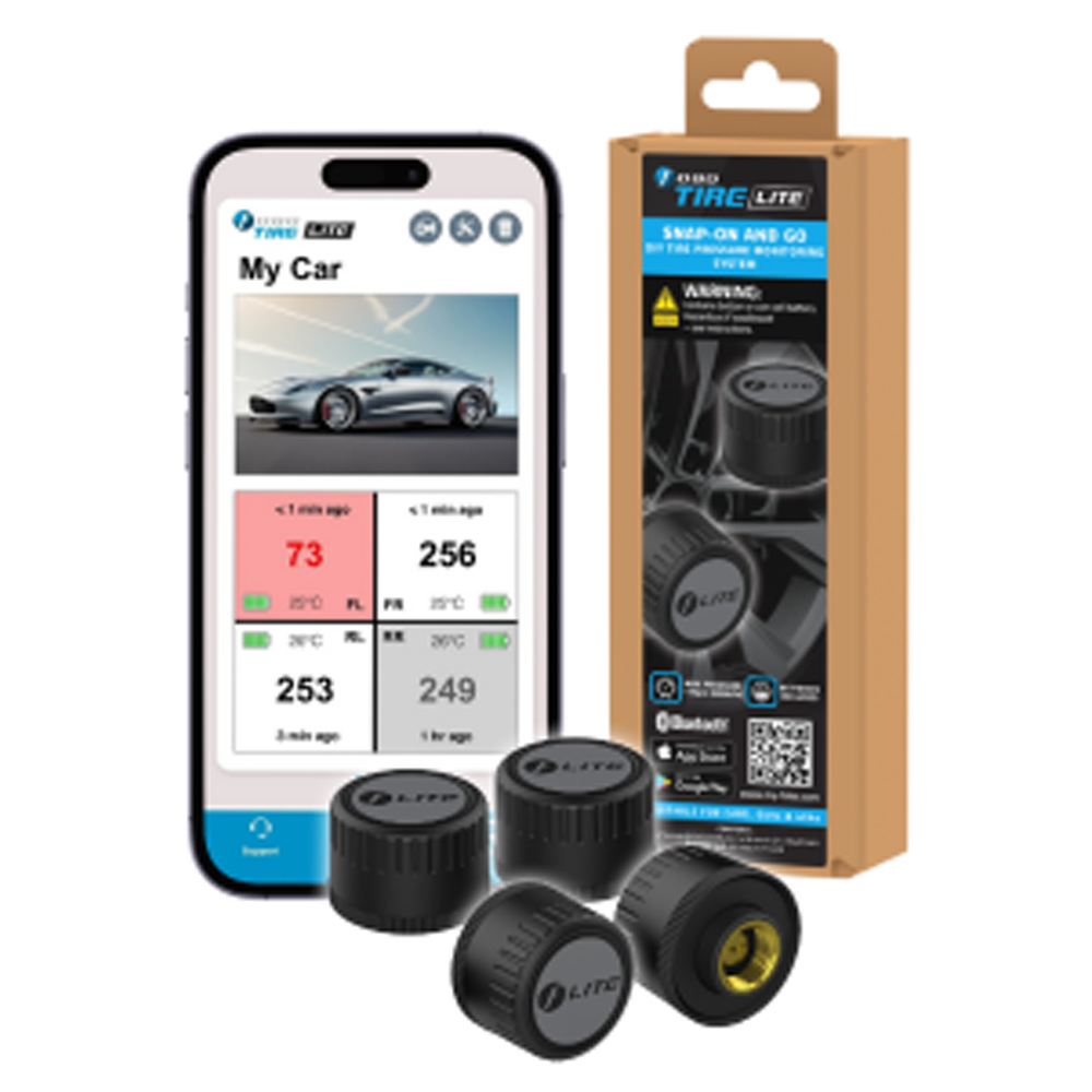 Fobo Tyre Lite Smart Bluetooth 5 Tyre Pressure Monitoring System for your car (New)
