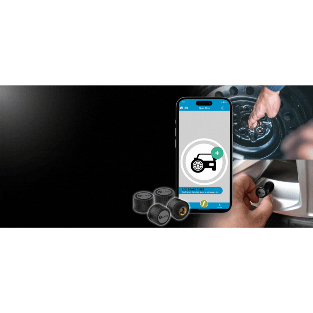 Fobo Tyre Lite Smart Bluetooth 5 Tyre Pressure Monitoring System for your car (New)