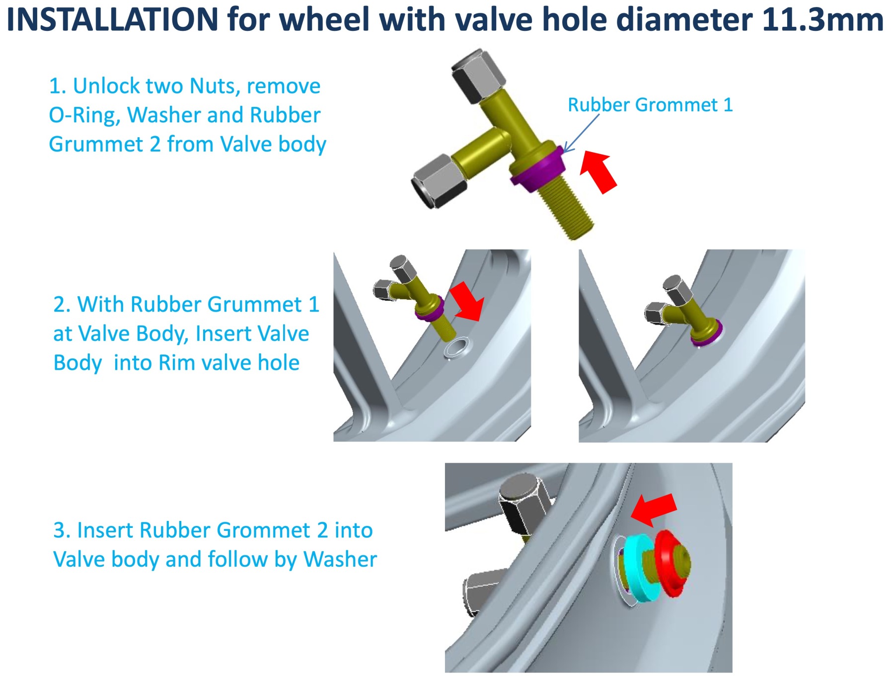 Fobo T-Valve for Tyre Pressure Monitoring Sensors (Sold individually)