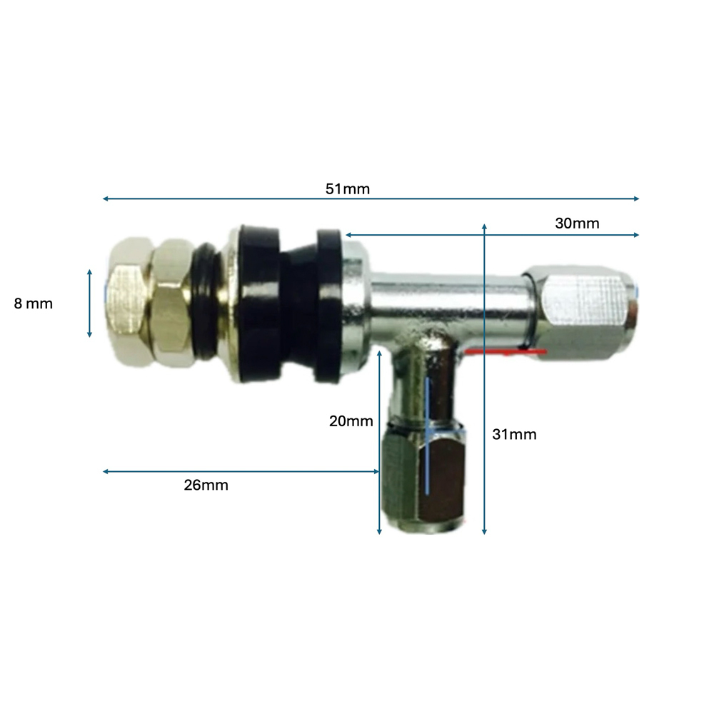 Fobo T-Valve for Tyre Pressure Monitoring Sensors (Sold individually)