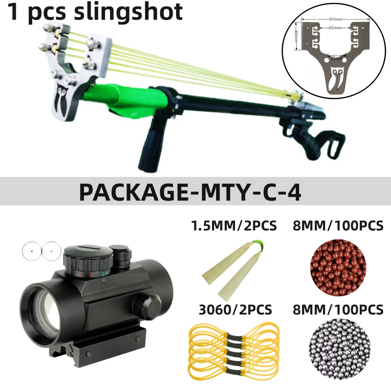Type C Owl Ketapel SlingShot Gun Set