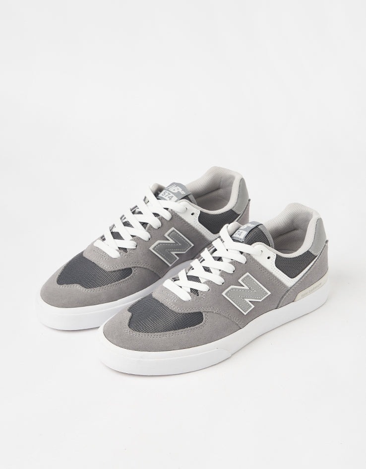 NB NUMERIC - 574 Vulc (Grey/White) Skate Shoes