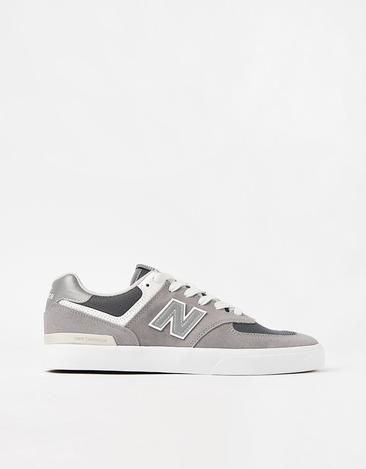 NB NUMERIC - 574 Vulc (Grey/White) Skate Shoes