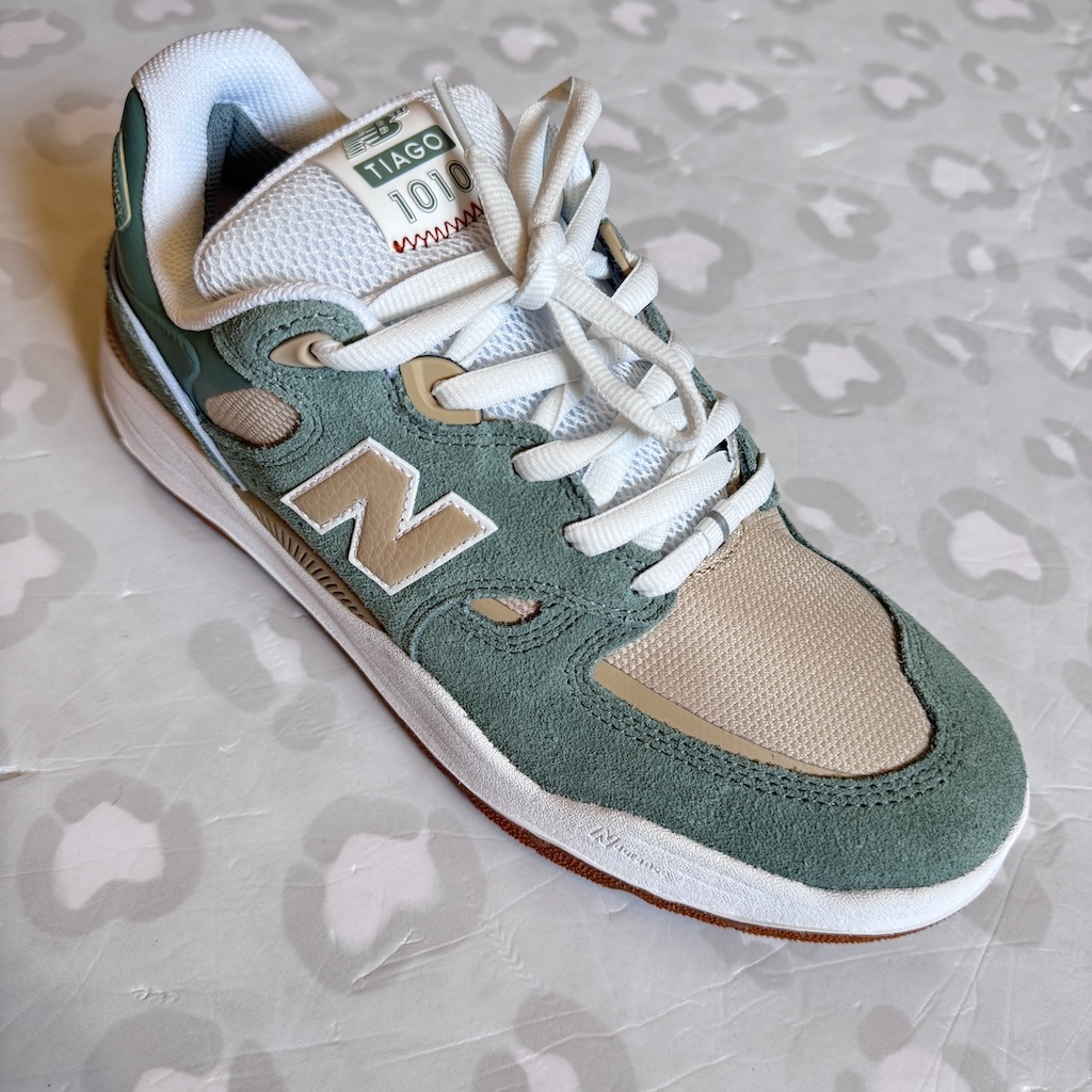 NB NUMERIC - Tiago Lemos 1010 (Green / Cream) Skate Shoes