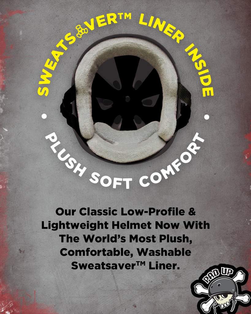 187 KILLER PADS - Pro Skate Helmet With Sweatsaver Liner (Gloss White) (PROMO DEAL!)