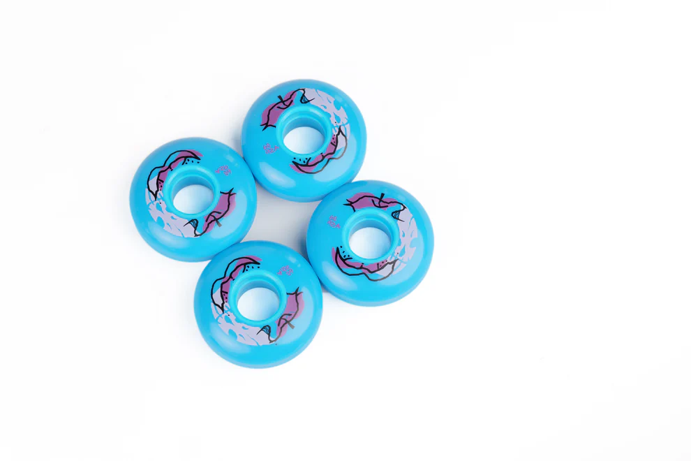 LFTOVRS - Azure 60mm/92a Tuppercore Aggressive Inline Skate Wheels