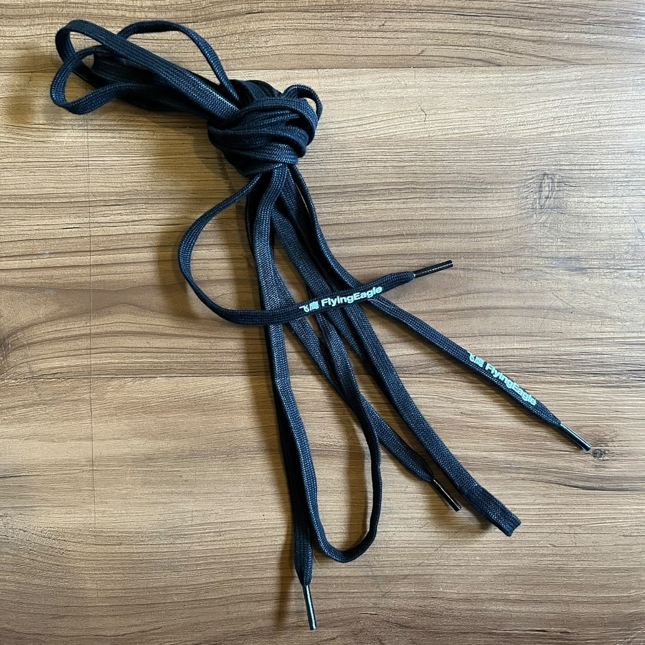 FLYING EAGLE - Black 180cm Waxed Laces For Inline Skates