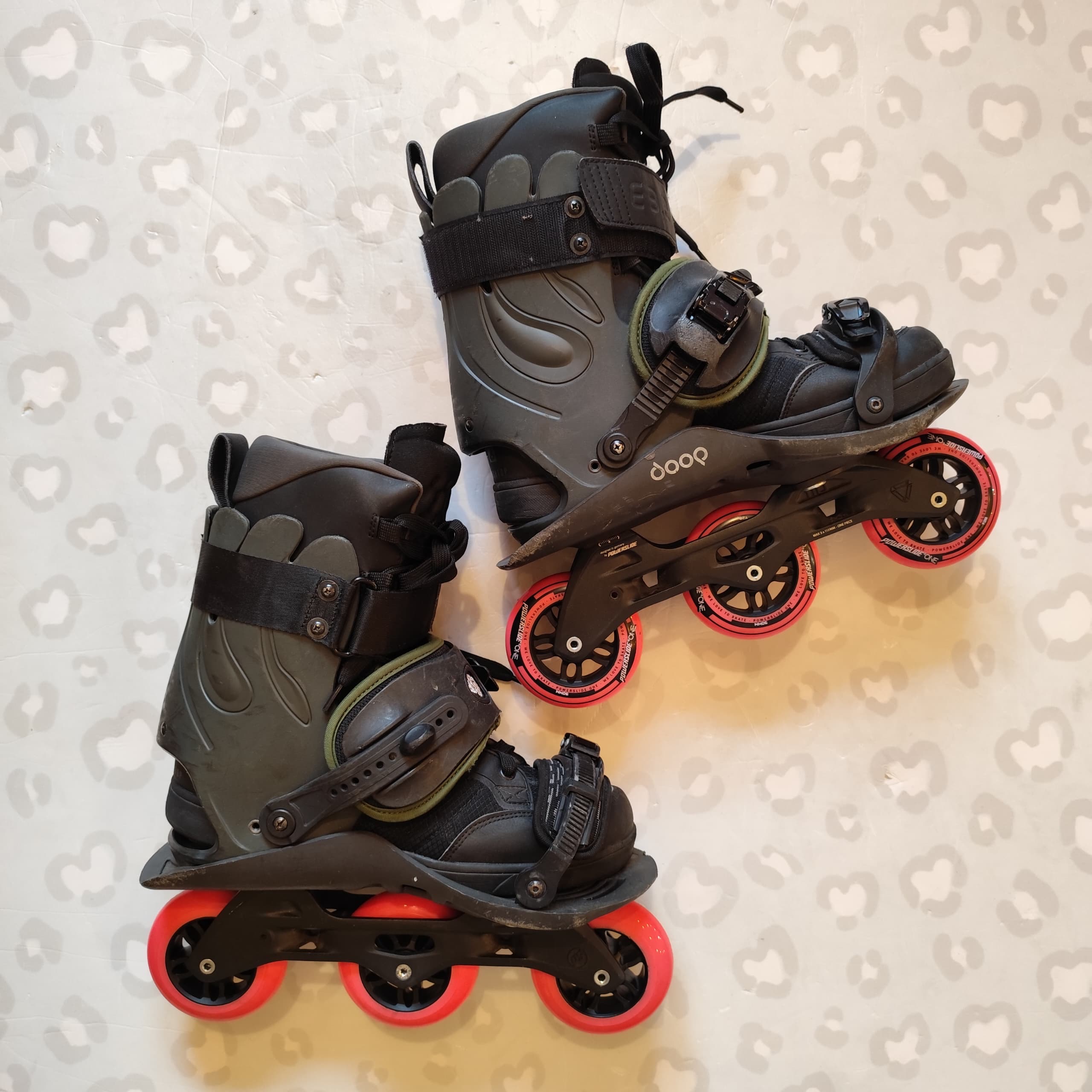 POWERSLIDE - Custom Shadow / Doop 110 Urban Inline Skates (EU44 / USED)