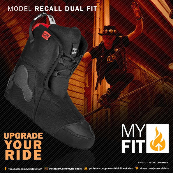 MYFIT - Recall Dual Fit Inline Skate Liner