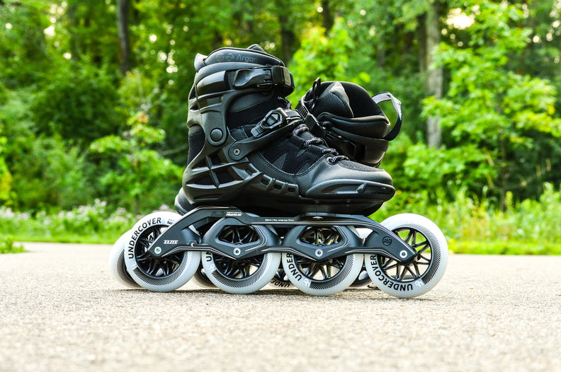 POWERSLIDE - Phuzion Argon Road Black 110 Fitness Inline Skates (PHUZION SALE!)