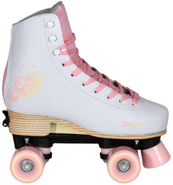 PLAYLIFE - Classic Pale Rose Adjustable Roller Skates