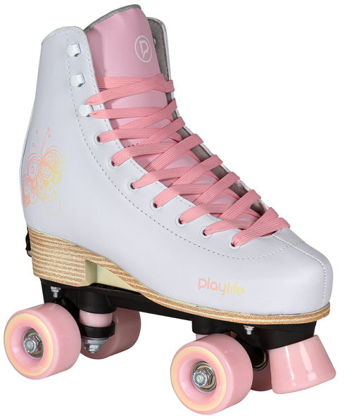 PLAYLIFE - Classic Pale Rose Adjustable Roller Skates