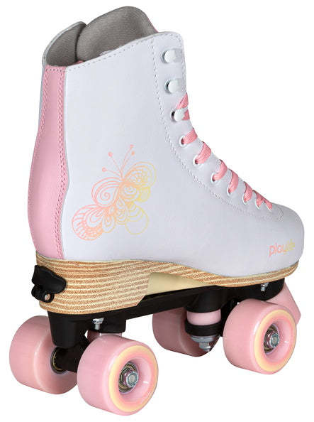 PLAYLIFE - Classic Pale Rose Adjustable Roller Skates