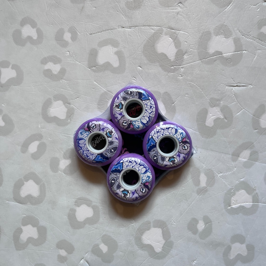 ROLLERKIDZ - Chi Purple 58mm/90a Aggressive Inline Skate Wheels