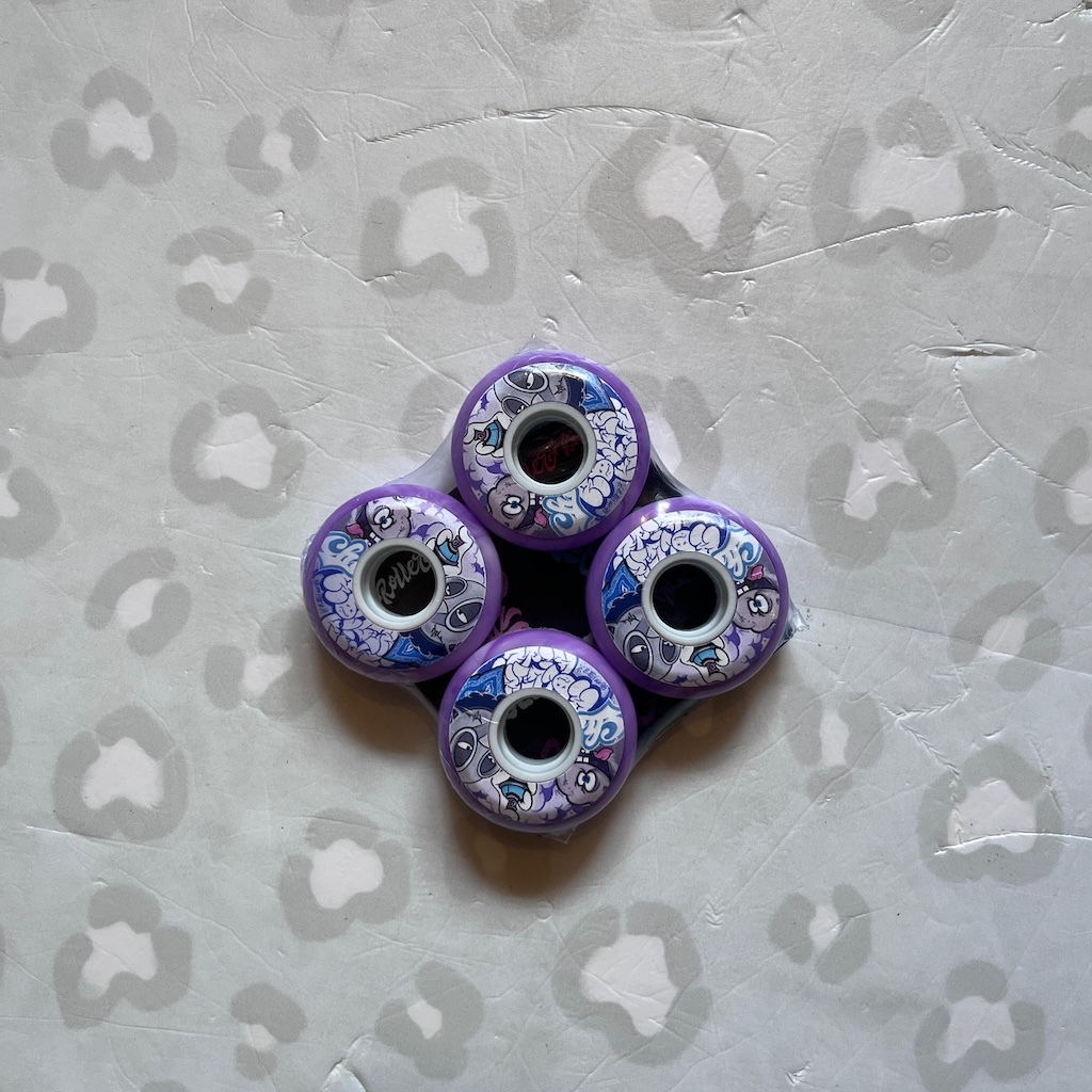 ROLLERKIDZ - Chi Purple 58mm/90a Aggressive Inline Skate Wheels